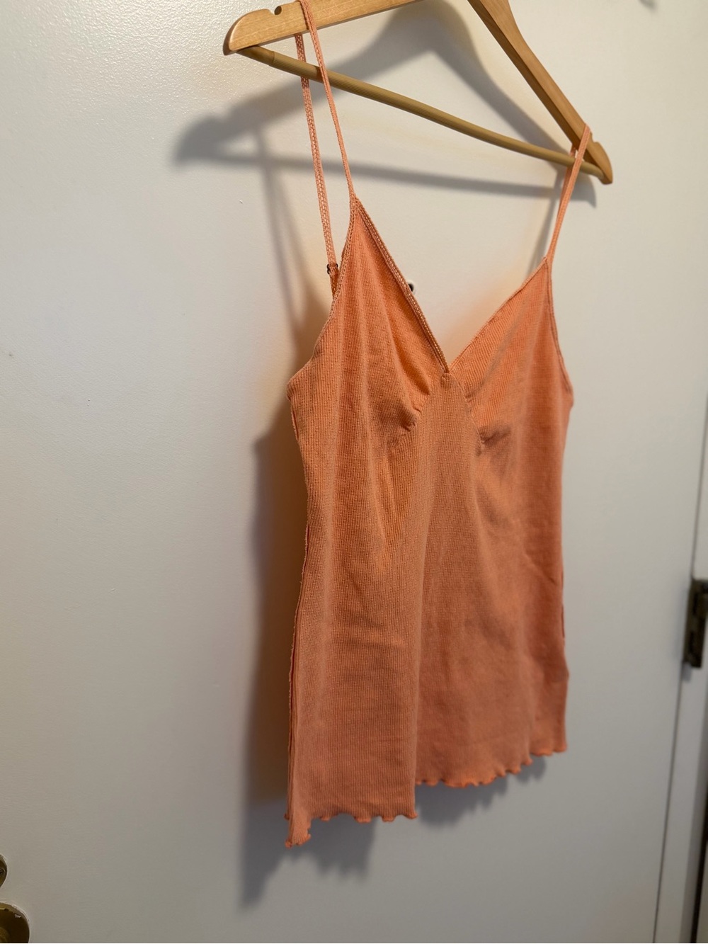 Free People We The Free orange cami size XL v-neck